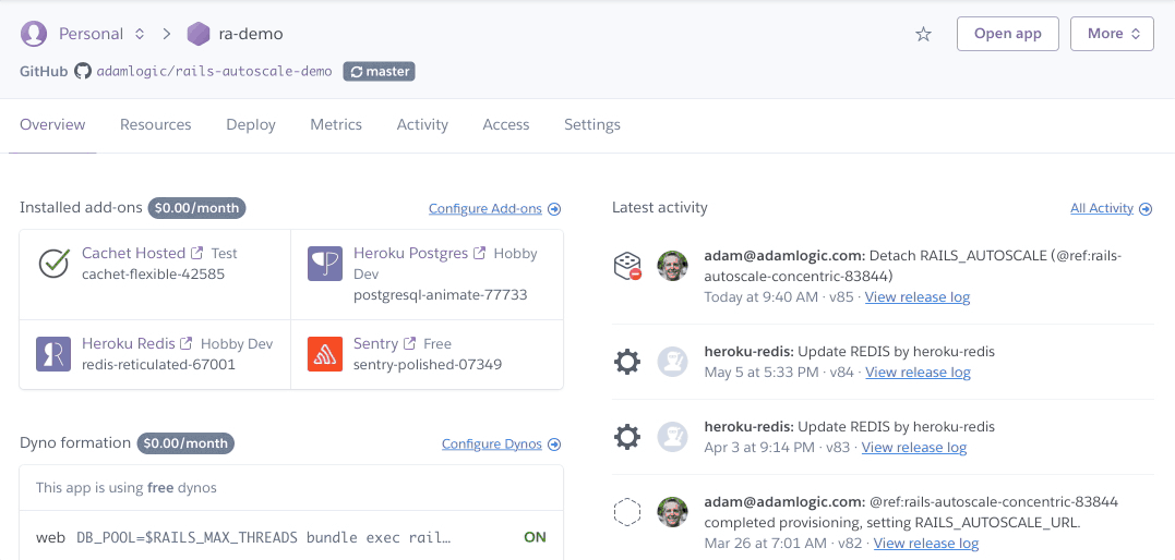 Install Rails Autoscale