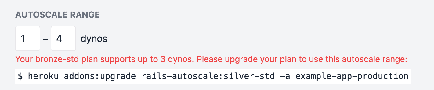 Prompt to upgrade on settings page